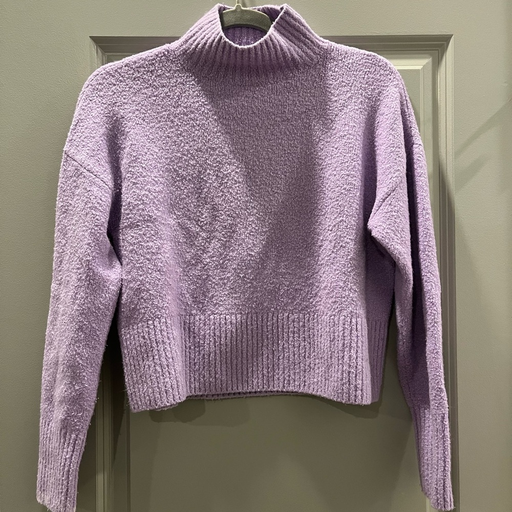 & Other Stories Lavender Turtleneck Sweater